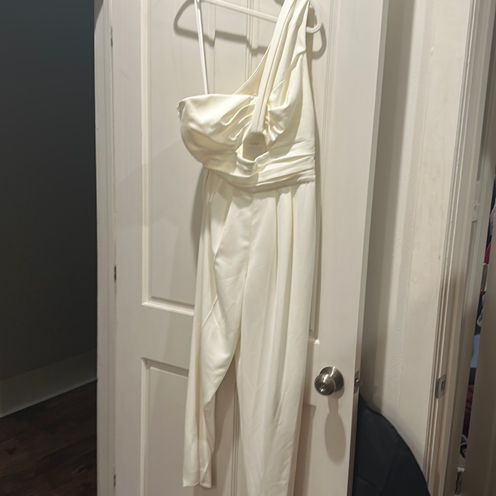 One shoulder ALC jumpsuit